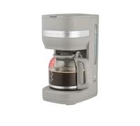 Salter Rise Machine à café filtre - Cafetière filtre instantanée, carafe en verre 1,5L, indicateur de niveau d’eau, cuillère doseuse, espresso, arrêt automatique, 900W, taupe