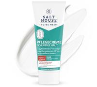 SALTHOUSE Morte Meer Crème de soin pour peaux sèches, squameuses et rougies - Avec sel de la mer Morte, magnésium, urée et glycérine - Convient également en cas de psoriasis, 75 ml