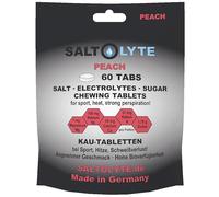 SALTOLYTE 60 comprimés à croquer TABS Sel & Elekrolyt avec sodium, potassium, calcium et magnésium pour le sport, la chaleur, la transpiration (60, peach)