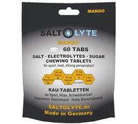 SALTOLYTE 60 comprimés à croquer TABS Sel & Elekrolyte avec sodium, potassium, calcium et magnésium pour le sport, la chaleur, la transpiration (60, mangue)