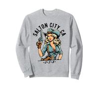 Salton City California USA Cowgirl Style western Sweatshirt