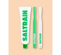 Saltrain Trousse de voyage pour l’hygiène bucco-dentaire Dental Kit Green Edition - 100 g, 2 pcs