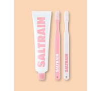 Saltrain Trousse de voyage pour l’hygiène bucco-dentaire Dental Kit Pink Edition - 100 g, 2 pcs