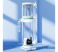 Saltwater Aquariums Protein Skimmers, Fish Tank Filter with 3W DC Inverter Water Pump and Detachable Collection Cup, Efficient Filtration and Acrylic Material, for Small to Medium Tanks(5L-40L)