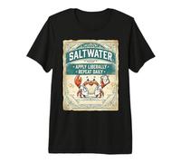Saltwater Doctor Crab Ocean Vintage Design T-Shirt Haut de Gamme