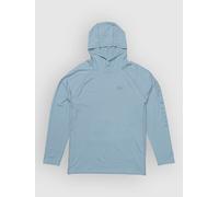 Salty Crew Apex Perforated Sunshirt Long Sleeve Rash Guard Bleu L Homme