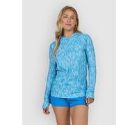 Salty Crew Apex Sunshirt Long Sleeve Rash Guard Bleu L Femme