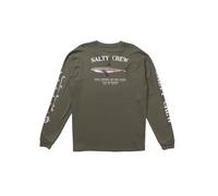 Salty Crew Bruce Long Sleeve T-shirt Vert L Homme