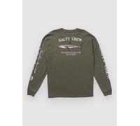 Salty Crew Bruce Long Sleeve T-shirt Vert M Homme