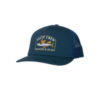 Salty Crew - Casquette à visière courbée - Good Times Trucker Deep Ocean pour Homme en Coton - Bleu Bleu