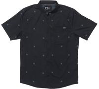 Salty Crew - Chemise avec protection solaire UPF 50+ - Flagship Uv Button Up Phantom pour Homme - Taille XL - Noir Noir XL