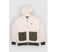 Salty Crew Deckhand Tech Fleece Full Zip Sweatshirt Blanc XL Homme