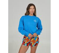 Salty Crew Dock Line Crew Sweatshirt Bleu M Femme