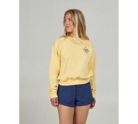 Salty Crew Dock Line Crew Sweatshirt Jaune S Femme