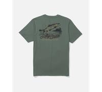 Salty Crew - T-shirt en coton - Fish Fest SS Tee Laurel Wreath pour Homme en Coton - Taille L - Vert Vert L