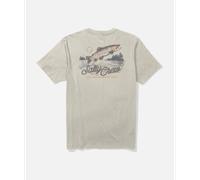 Salty Crew - T-shirt en coton - Fish Fest SS Tee Moonbeam pour Homme en Coton - Taille XL - Beige Beige XL