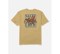 Salty Crew Ink Slinger Standard Short Sleeve T-shirt Jaune XL Homme