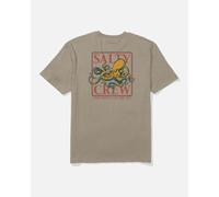 Salty Crew Ink Slinger Standard Short Sleeve T-shirt Beige XL Homme