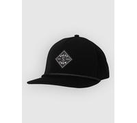 Salty Crew Long Range Snapback Casquette noir Uni