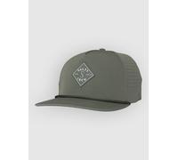 Salty Crew Long Range Snapback Casquette vert Uni