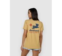 Salty Crew Lunch Time B.f Short Sleeve T-shirt Jaune S Femme