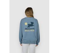 Salty Crew Lunch Time Crew Sweatshirt Bleu M Femme