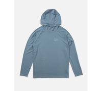 Salty Crew - Mariner Hood Tech Tee - T-shirt anti uv homme Pilot Blue - L