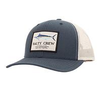 Salty Crew Marlin Mount Retro Trucker Casquette pour Homme, Homme, Casquette, 35035098, Bleu Marine/argenté, Taille Unique