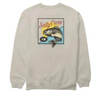 Salty Crew Striped Crew Fleece Beige 2XL Homme