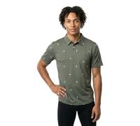 Salty Crew - Polo avec protection solaire - Breezer Perf Polo Olive pour Homme - Taille M - Kaki Kaki M