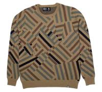 Salty Crew Dazzle Knit Sweater Marron L Homme