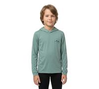 Salty Crew Fly Home Hooded Long Sleeve Rash Guard Vert XL Garçon