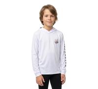 Salty Crew Stake Out Sunshirt Long Sleeve Rash Guard Blanc M Garçon