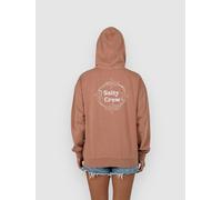 Salty Crew Respect Full Zip Sweatshirt Marron XL Femme