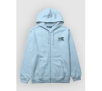 Salty Crew Stitched Full Zip Sweatshirt Bleu L Homme