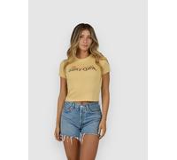 Salty Crew Sunny Side Baby Short Sleeve T-shirt Jaune L Femme