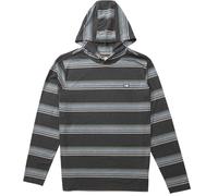 Salty Crew - Sweat à capuche avec protection solaire - Stacked Up Uv Hoodie Coal pour Homme - Taille XL - Noir Noir XL