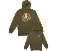 Salty Crew - Sweat à capuche - Tentacles Hooded Fleece Dusty Olive pour Homme en Coton - Taille S - Kaki Kaki S