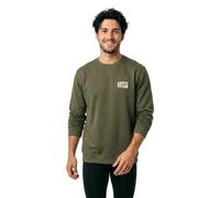 Salty Crew Crafted Crew Fleece Sweatshirt Vert M Homme