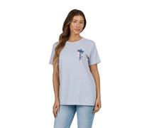 Salty Crew Geo Palm Bf Short Sleeve T-shirt Bleu S Femme