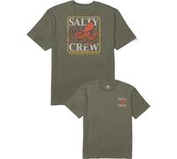 Salty Crew - T-shirt en coton - Ink Slinger Standard Dusty Olive pour Homme en Coton - Taille L - Kaki Kaki L