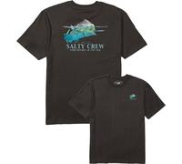 Salty Crew - T-shirt en coton - Mahi Surface SS Tee Black pour Homme en Coton - Taille S - Noir Noir S