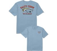 Salty Crew - T-shirt en coton - Snag LT Classic Blue Fog pour Homme en Coton - Taille L - Bleu Bleu L