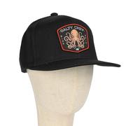 Salty Crew Tako Club Casquette Snapback - Noire, Taille Unique