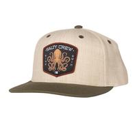 Salty Crew Tako Club Snapback Cap Beige Homme