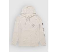 Salty Crew Tippet Hood Tech Long Sleeve Rash Guard Blanc M Homme