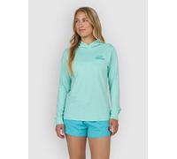 Salty Crew Unscripted Hooded Long Sleeve Rash Guard Vert XL Femme