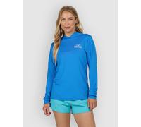 Salty Crew Unscripted Hooded Long Sleeve Rash Guard Bleu XS Femme