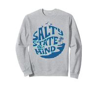 Salty State of Mind Design for Beach and Ocean Lovers Sweatshirt