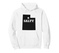 Salty Utah Design Salt Lake SLC Sassy Funny Humor Sweat à Capuche
